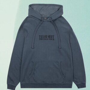 Taylor Swift The Eras II Tour Washed Blue Hoodie - Size Large - NWT